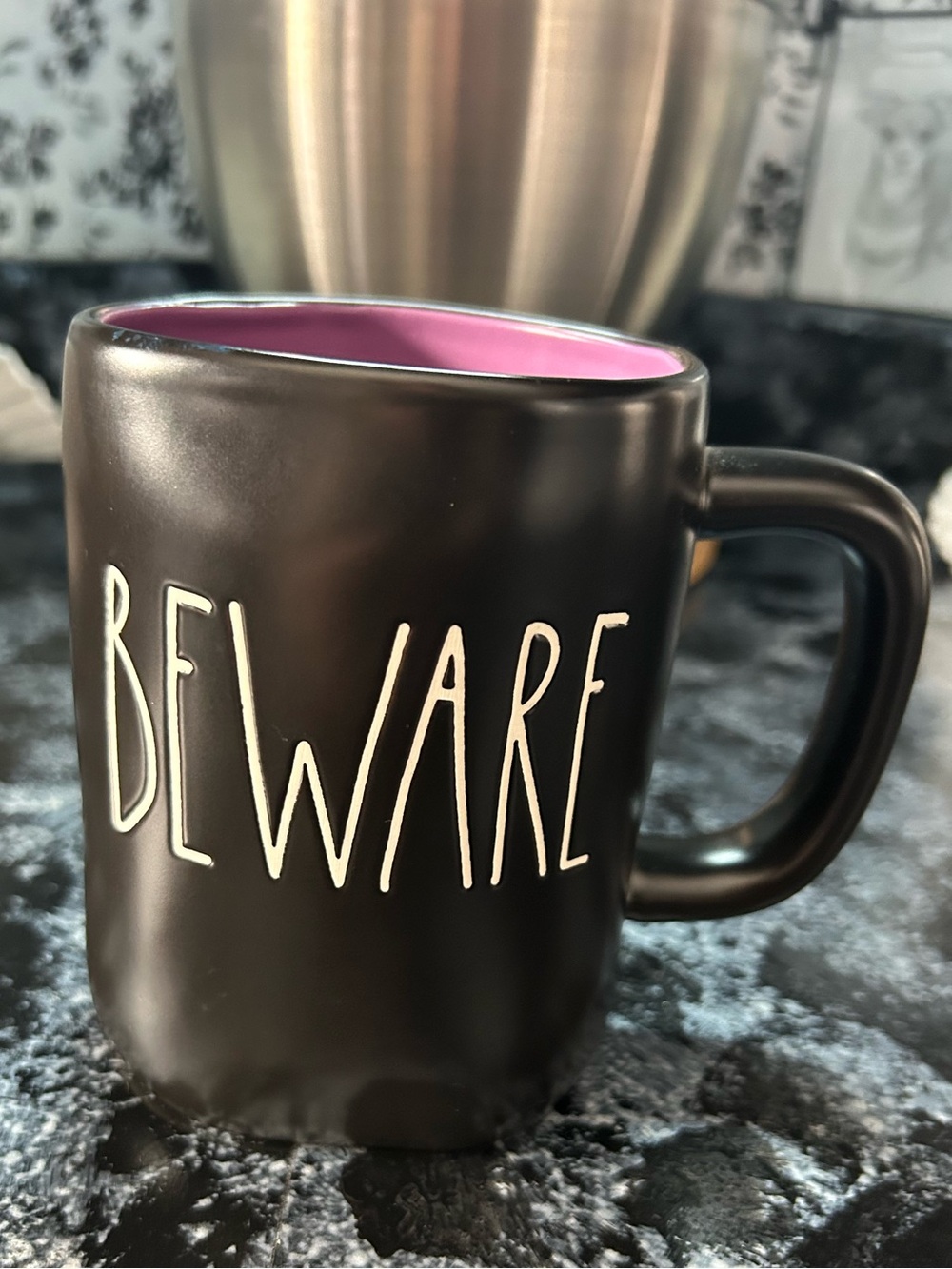Rae Dunn “Beware” Halloween Mug